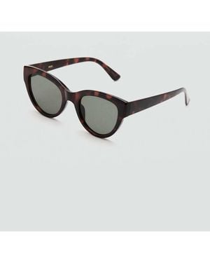 Mango Cat-Eye Sunglasses - Brown