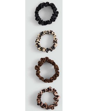 MANGO TEEN Pack Of 4 Matching Hair Ties - White