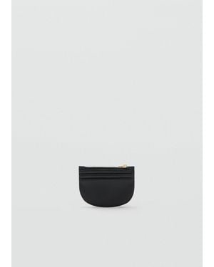 Mango Mini Beaded Card Holder - White