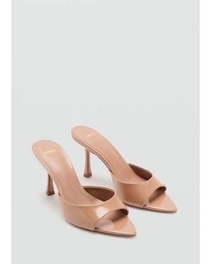 Mango Pointed Heel Sandals - Pink