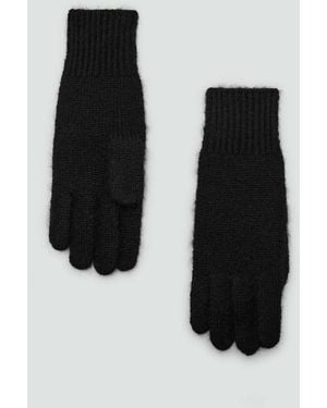 Mango Knitted Gloves - Natural
