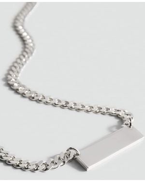 Mango Chain With Metal Links - Grey