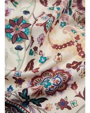 Mango Floral Print Scarf - Multicolor