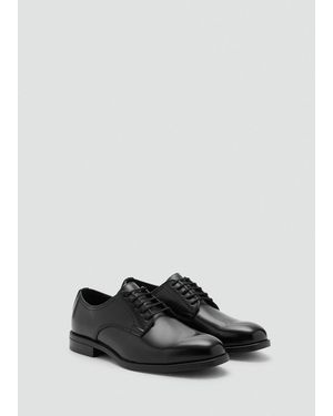 Mango Blücher-Anzugschuhe - Weiß