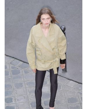 Mango Parka Lapels Belt - Natural