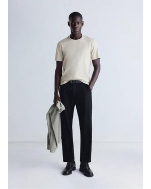 Mango Regular-Fit Thermolite T-Shirt - White