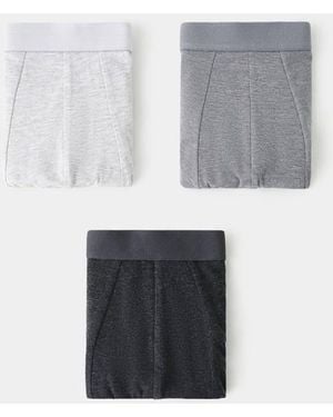 Mango 3-Pack Combined Briefs - Grey
