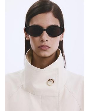 Mango Resin Frame Sunglasses - Black