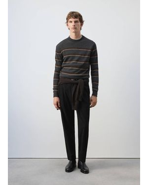 Mango Knitted Jumper - Multicolour