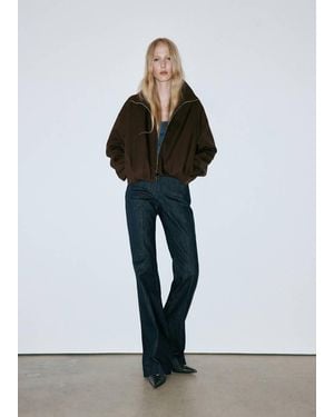 Mango Mid-Rise Flared Jeans - Multicolor