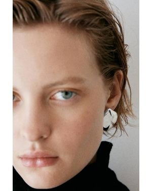 Mango Relief Earrings - Black