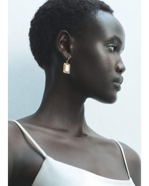 Mango Boucles D'Oreilles Pendantes Or - Métallisé