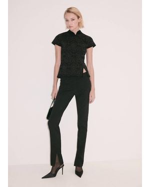 Mango Short-Sleeve Printed Jersey - Natural