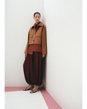 Mango Cotton Jacket With Pockets - White