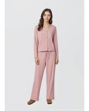 MANGO TEEN Long Pyjama Pack - Pink