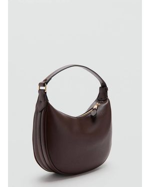 Mango Ovale Handtasche - Braun