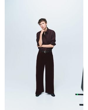 Mango Jeans Wide Leg - Bianco