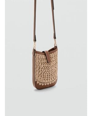 Mango Crossbody Mobile Case - White