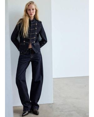 Mango Jacket Candela - Blue