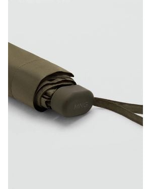 Mango Mini Folding Umbrella - Brown