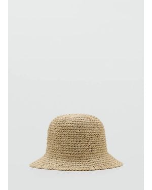 Mango Lurex Natural Fibre Bucket Hat