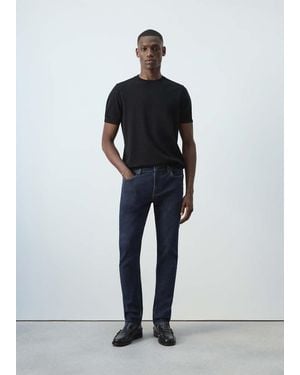 Mango Jan Slim-Fit Jeans - Multicolour