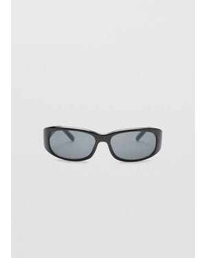 Mango Resin Frame Sunglasses - Grey