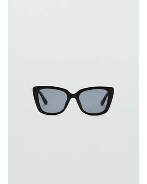 Mango Squared Frame Sunglasses - Black
