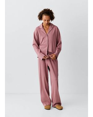 MANGO TEEN Full 100% Cotton Pyjamas - Red