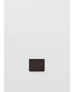 Mango Anti-Contactless Peaked Card Holder - White