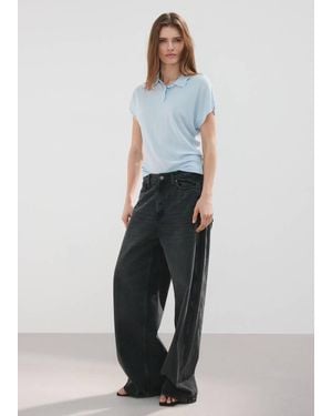 Mango Polo Neck Jumper - White