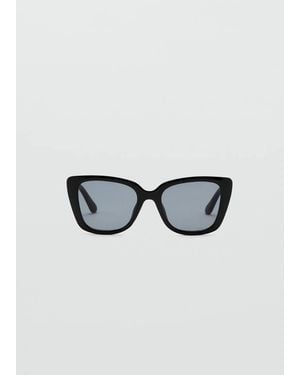 Mango Squared Frame Sunglasses - Black