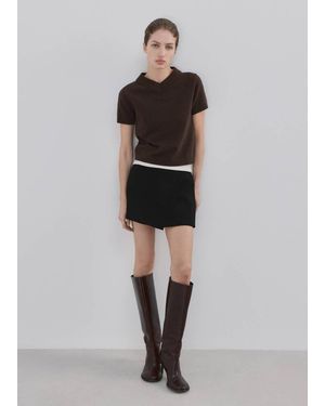 Mango Wrapped Skort - Black