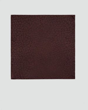 Mango Jacquard Animal Scarf - Purple