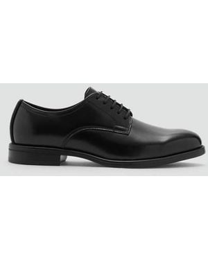 Mango Blucher Suit Shoes - Gray
