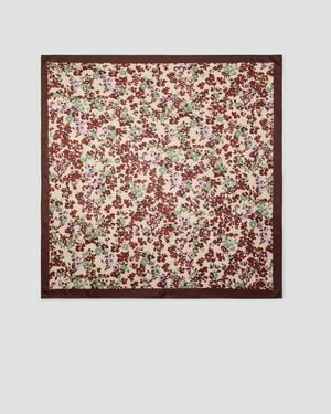 Mango Halstuch Mit Blumenmuster - Pink