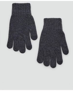 Mango Strickhandschuhe - Blau