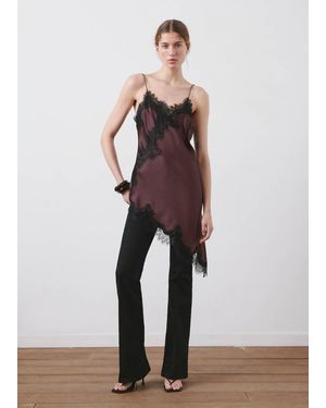 Mango Flared High-Rise Jeans - Black