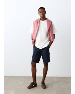 MANGO TEEN Essential Cotton-Blend T-Shirt - White
