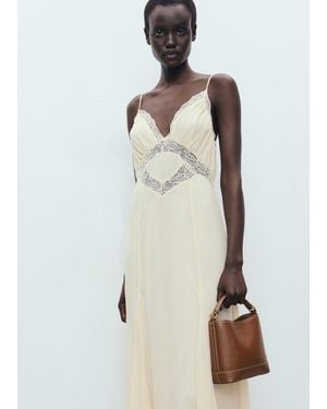 Mango Small Bucket Bag - White
