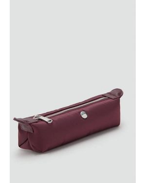 Mango Nylon Case With Zip - Purple