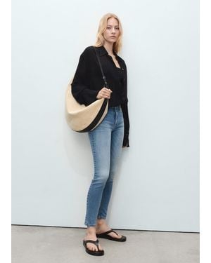 Mango Mid-Rise Skinny Jeans - Blue
