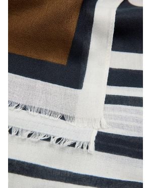 Mango Spots Print Scarf - Black