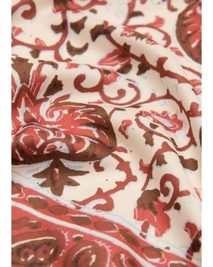 Mango Floral Print Scarf - Pink