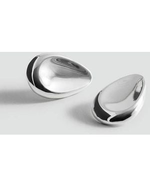 Mango Drop Earrings - Grey