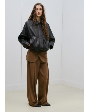 Mango Pinstripe Suit Trousers - Multicolour