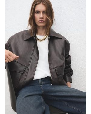 Mango Maxi-Link Necklace - Gray