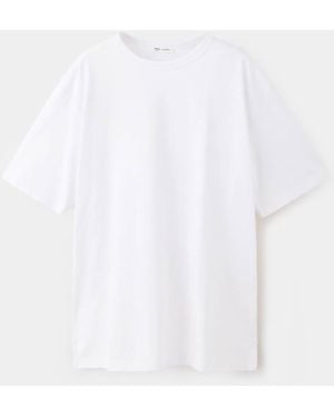 MANGO TEEN Patch Cotton T-Shirt - White