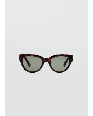 Mango Cat-Eye Sunglasses - Brown