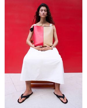 Mango Padded Sandal - Red